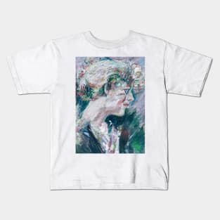 LOU ANDREAS SALOME oil portrait Kids T-Shirt